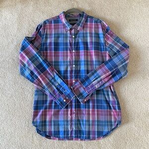 Banana Republic custom 078 Wash Button Up Shirt Camden Fit Plaid